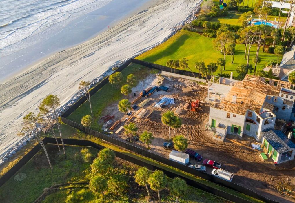 Sea Island New Construction Beachfront Home