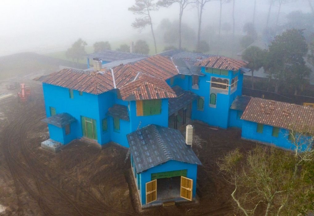 Exterior of Home under construction Sea Island